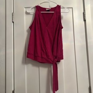 Universal Thread Texture Purple/Pink Wrap Tank Size Small